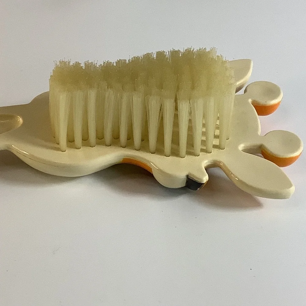 VTG 1977 Avon Giraffe Bath Brush Plastic‎ Animal Handle Kids Bathroom Decor